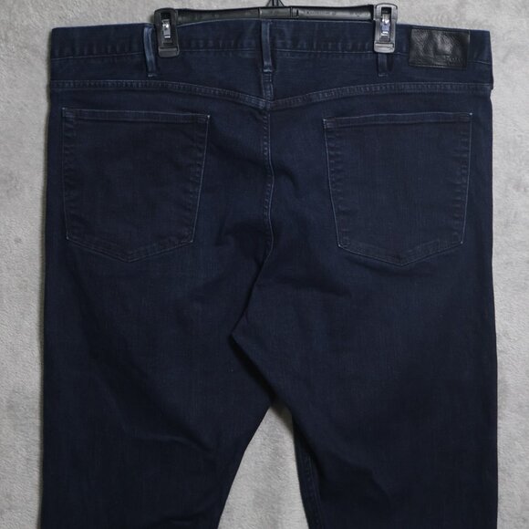 Polo Ralph Lauren Jeans Mens 42Tx36 Dark Blue Stretch Denim Straight Leg Classic - Picture 6 of 14